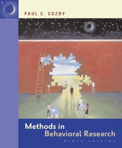 Tapa de Methods in behavioral research