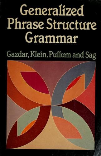 Tapa de Generalized phrase structure grammar