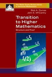 Tapa de Transition to higher mathematics