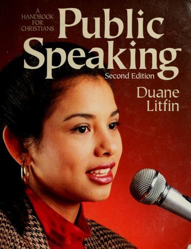 Tapa de Public speaking