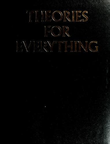 Tapa de Theories for everything