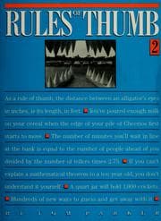 Tapa de Rules of thumb 2