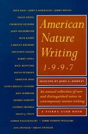 Tapa de American Nature Writing 1997