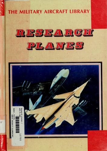 Tapa de Research planes