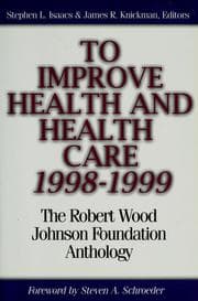 Tapa de To improve health and health care, 1998-1999