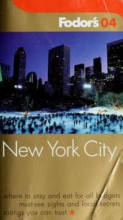 Tapa de Fodor's '04 New York City