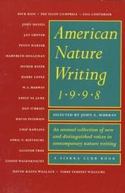 Tapa de American Nature Writing 1998 (Annual)
