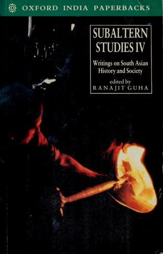 Tapa de Subaltern studies
