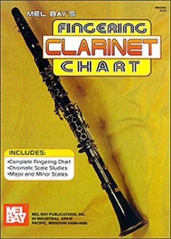 Tapa de Mel Bay Clarinet Fingering Chart