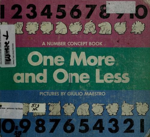 Tapa de One more and one less
