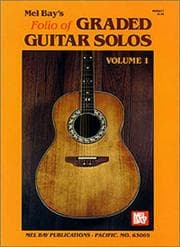 Tapa de Mel Bay Folio of Graded Guitar Solos