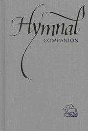 Tapa de Hymnal companion