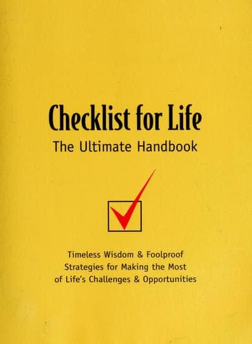 Tapa de Checklist for life