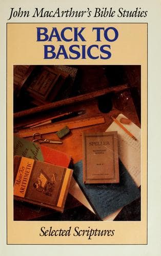 Tapa de Back to basics (John MacArthur's Bible Studies)