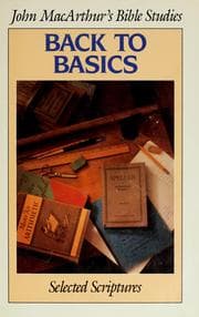Tapa de Back to basics (John MacArthur's Bible Studies)