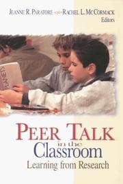 Tapa de Peer talk in the classroom