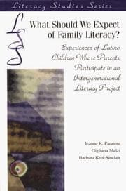 Tapa de What should we expect of family literacy?