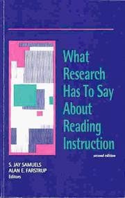 Tapa de What research has to say about reading instruction