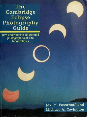 Tapa de The  Cambridge eclipse photograhy guide