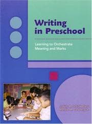 Tapa de Writing in preschool