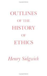 Tapa de Outlines of the history of ethics for English readers