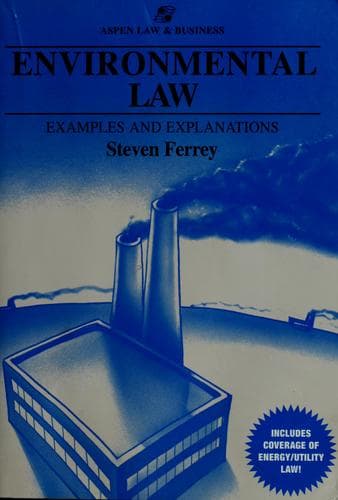 Tapa de Environmental law