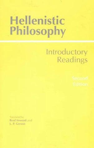 Tapa de Hellenistic Philosophy