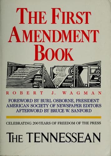 Tapa de The First Amendment book
