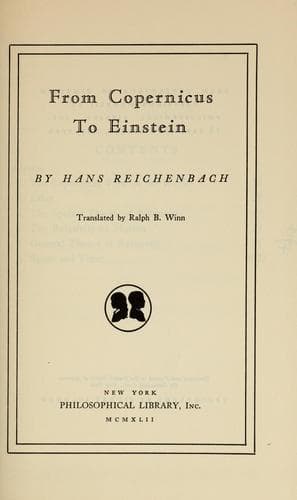 Tapa de From Copernicus to Einstein.