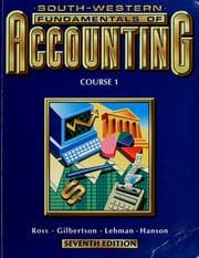 Tapa de Fundamentals of accounting
