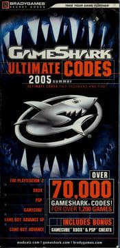 Tapa de GameShark ultimate codes 2005
