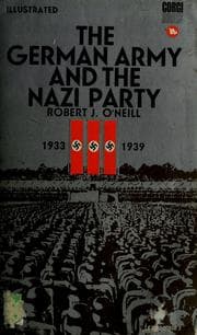 Tapa de The German Army and the Nazi Party 1933-39