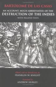 Tapa de An account, much abbreviated, of the destruction of the Indies, with related texts