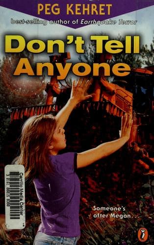 Tapa de Don't tell anyone