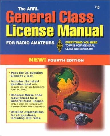 Tapa de The ARRL general class license manual