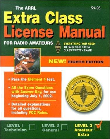 Tapa de The ARRL extra class license manual
