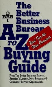 Tapa de The Better Business Bureau A to Z buying guide