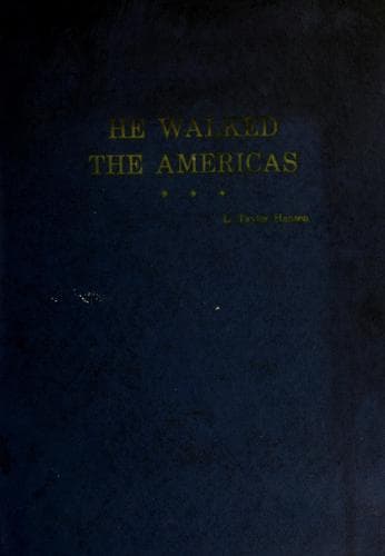 Tapa de He walked the Americas
