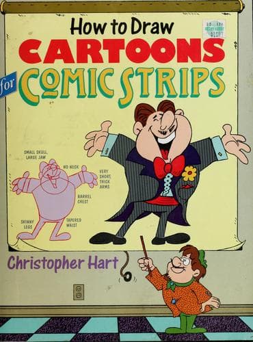 Tapa de How to draw cartoons for comic strips