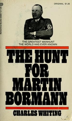 Tapa de The hunt for Martin Bormann