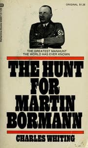 Tapa de The hunt for Martin Bormann