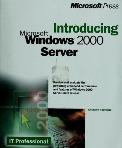 Tapa de Introducing Microsoft Windows 2000 Server