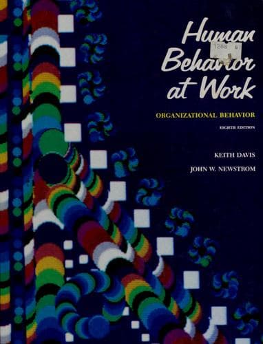 Tapa de Human behavior at work