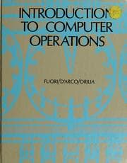 Tapa de Introduction to computer operations