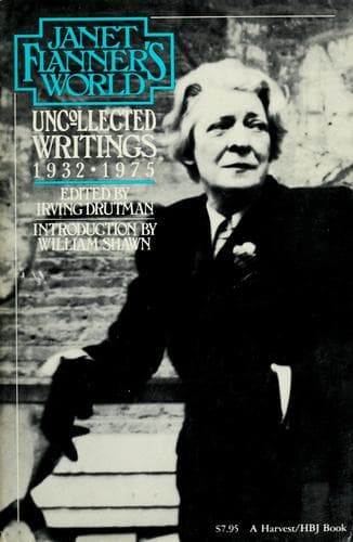 Tapa de Janet Flanner's world