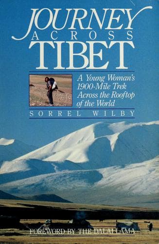 Tapa de Journey across Tibet