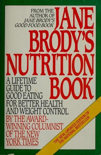 Tapa de Jane Brody's nutrition book