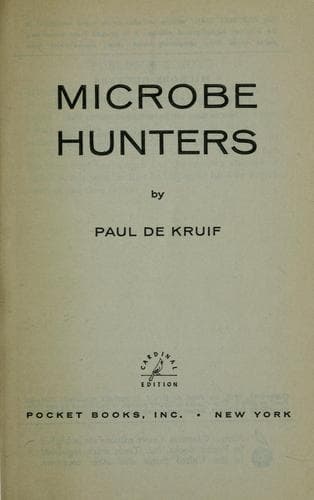 Tapa de Microbe hunters