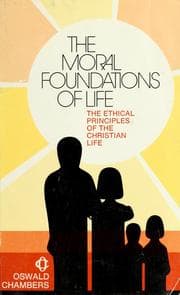 Tapa de The moral foundations of life