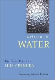 Tapa de Written in Water